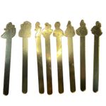 Palitos de Acrílico Tema Princesas 8 Un