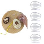 Kit Casca de Ovo de Páscoa de Acrilico 250g Liso 4 Un
