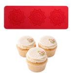 Molde de Silicone Renda para decorar Cupcake