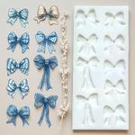 Molde de Silicone Mini Laços 9 Cav