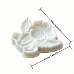 Molde de Silicone Anjo Anjinho Com Coroa de Flores