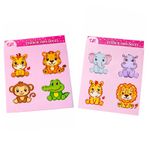 Kit Stencil Animais do Safari Baby