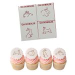 Kit Stencils de Páscoa Coelhos 4 Uni DN64