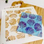 Stencil Textura de Folhas DN23