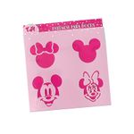 Stencil Rosto Mickey e Minnie