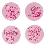 Stencil Tema Lilo e Stitch - Stitch e Angel