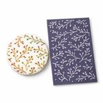 Stencil Modelo Ramos Galhos Folhas Para Decorar
