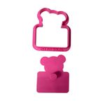Cortador e Marcador Dia dos Namorados - Urso Carta 6cm