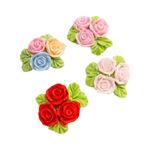 Molde de Silicone Acabamento de Rosas Para Decorar