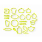 Kit Marcadores de Acrílico Chef de Confeitaria 22 Pçs