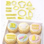 Kit Marcadores de Acrílico Chef de Confeitaria 22 Pçs