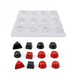 Forma Mini Trufas 12 Modelos Variados