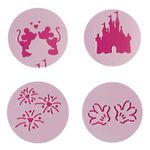 Stencil Itens Mickey e Minnie