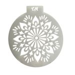 Stencil Para Topo de Bolo Mandala Arabescos
