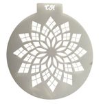 Stencil Para Topo de Bolo Mandala Xadrez