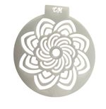 Stencil Para Topo de Bolo Mandala Espiral