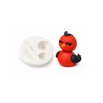 Molde de Silicone Pássaro Amarelinho para Decorar Galinha, Pintinho
