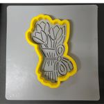 Stencil Buque de Flores + Cortador 10cm