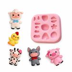 Molde De Silicone fazendinha fazenda, Bichinhos Universal