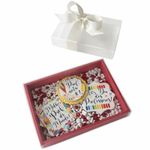 Kit Caixas Para Doces Vermelha Com Divisórias 10 Un