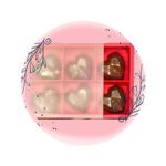 Kit Caixas Para Doces Vermelha Com Divisórias 10 Un