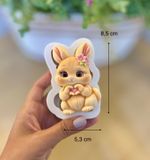 Molde de Silicone Coelhos da Páscoa Baby Escolha 1 Un