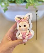 Molde de Silicone Coelhos da Páscoa Baby Escolha 1 Un