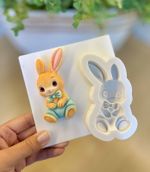 Molde de Silicone Coelhos e Itens da Páscoa Escolha 1 Un