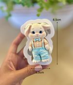 Molde de Silicone Coelhos da Páscoa Fofos Escolha 1 Un