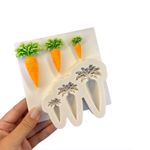 Molde de Silicone Cenouras da Páscoa Escolha 1 Un