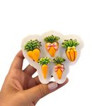 Molde de Silicone Cenouras da Páscoa Escolha 1 Un