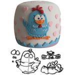 Cortador Galinha Pintadinha 11cm