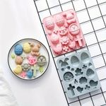 Forma de Silicone Apliques de Páscoa Grande 15 Cav