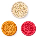 Cortador Estampas Para Biscoito Redondo Mod 04