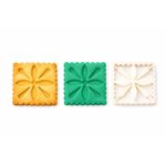 Cortador Estampas Para Biscoito Quadrado Mod 04