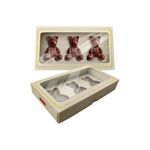 Kit Caixas Para Doces Urso Geométrico Baby 5 Un