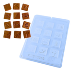 Forma Tabletinho Quadrado de Páscoa Simples C-10612