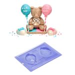 Forma Topo de Bolo Bexiga Facetada Especial 3 Partes