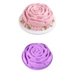Forma de Silicone Formato de Rosas