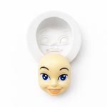 Molde de Silicone Rosto Bonecos e Bonecas Universal