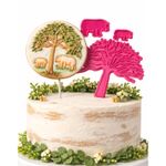 Kit Carimbo Marcador Arvore e Ursos Pintura Canva Cake