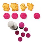Marcador de Plástico para Decorar Texturas de Fazendinha