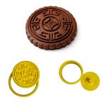 Kit Cortador e Marcador Para Biscoito Arabescos Mod 6