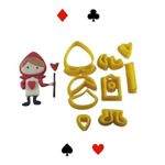 Cortador Alice - Soldado de Copas 5cm