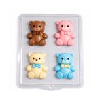 Forma Urso Com Gravata 4 Cav Simples C-500487