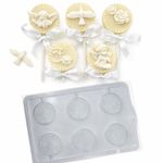 Forma Pirulito Raios Esplendor 5cm Simples 6 Cav