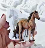 Molde de Silicone Cavalo da Fazendinha / Cowboy Realista