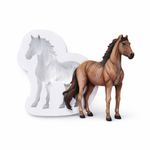 Molde de Silicone Cavalo da Fazendinha / Cowboy Realista