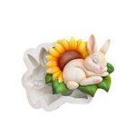 Molde de Silicone Coelho da Páscoa Com Girassol