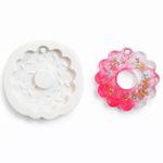 Molde de Silicone Pingente Rosquinha Donut
